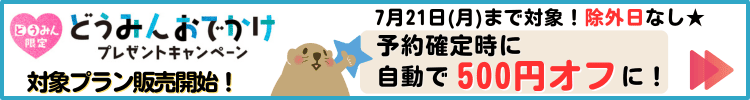 どうみんおでかけプレゼントキャンペーン