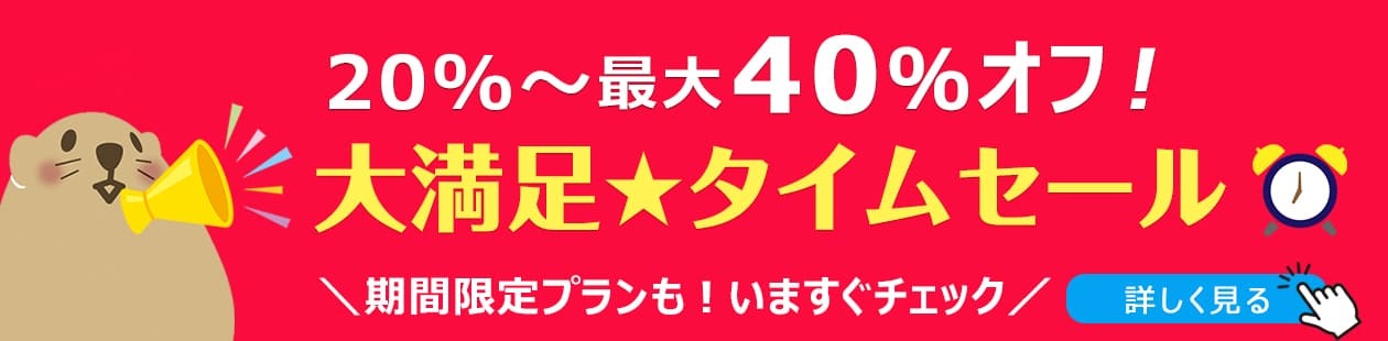 大満足★タイムセール