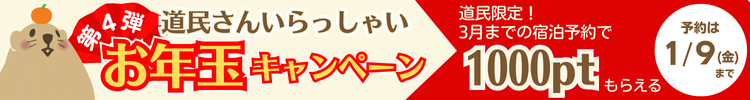 【第4弾】道民さんいらっしゃいお年玉キャンペーン