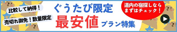 ぐうたびが最安値！プラン特集
