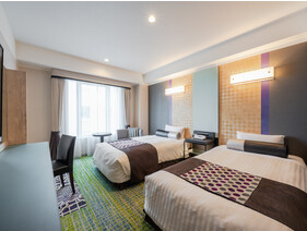 ［プレミアム］ツイン 24平米 12～13階＜禁煙＞細部までこだわったラグジュアリーなお部屋です。