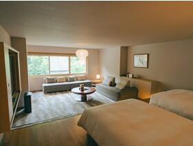 【ここのえ 山並みツイン】9つの上質なたしなみと、美しい山々が滞在を彩るジュニアスイート