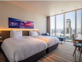 【ツイン】25～26平米／シンプルで機能的なツインルームは様々なシーンでご利用いただけます