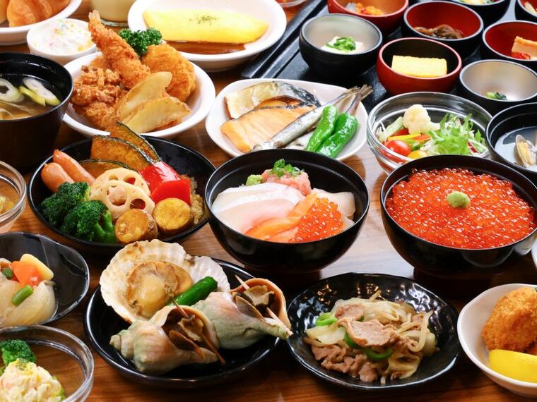 ◆朝食バイキング（盛り付けイメージ）