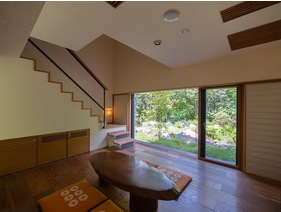 【源泉リバービュー】メゾネット和洋室