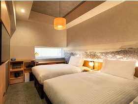 【ツイン】19~21平米／ご友人同士やカップルでの観光など、幅広いニーズにお応えする客室
