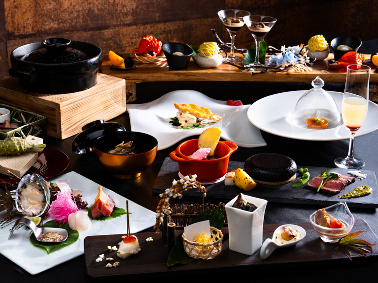 【2025秋のお献立】集合/旬食材の魅力を最大限活かす調理方法で味わう和洋会席料理