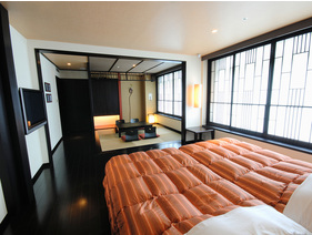 【デラックス和洋室】琉球畳でゆったり■上層階■
