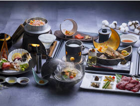 【2025冬・銀の月】北海道の冬を代表する食材や調理法、テーマで彩る夕食膳