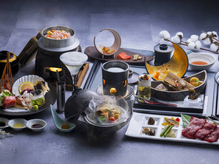 【2025冬・銀の月】北海道の冬を代表する食材や調理法、テーマで彩る夕食膳