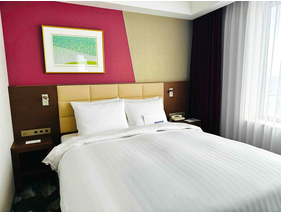 ダブル◇19平米/ベッド幅162cm〔禁煙〕