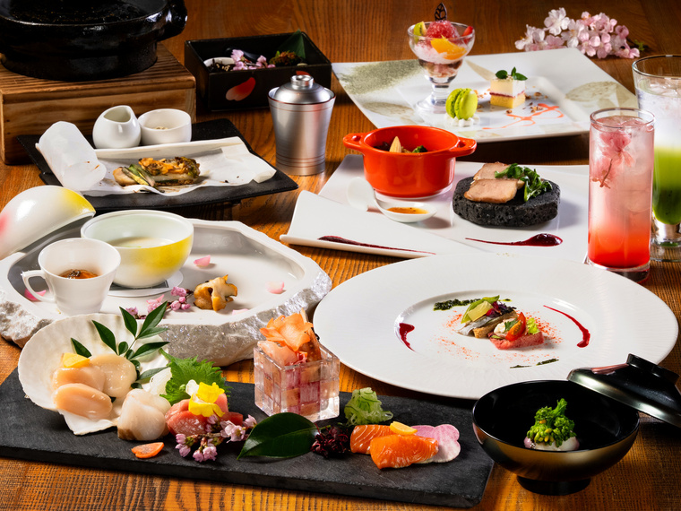 【2026春のお献立】集合／旬食材の魅力を最大限に引き出し、和とフレンチを融合させた和洋会席