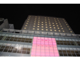 ホテル外観ライトアップ