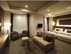 ◆展望風呂付きスイート／ゆったりと設えた贅沢なスイートルーム。（客室一例）