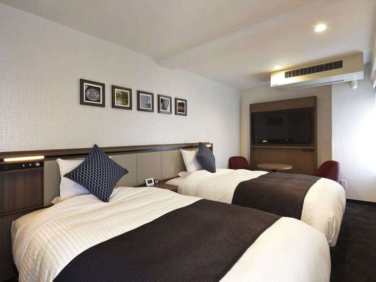 スーペリアツイン　120cm幅ベッドが2台のお部屋です。