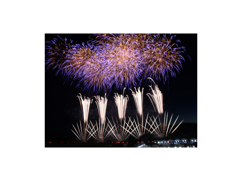 音楽と花火がコラボする花火ショー