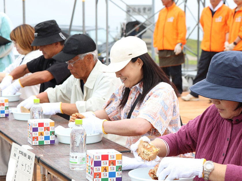 人気のかに早食いは今年も実施