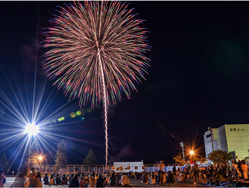 約1,000発の夏の花が夜空を彩ります