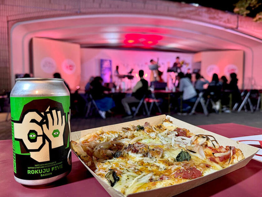 音楽も楽しみながら…オータム6丁目会場