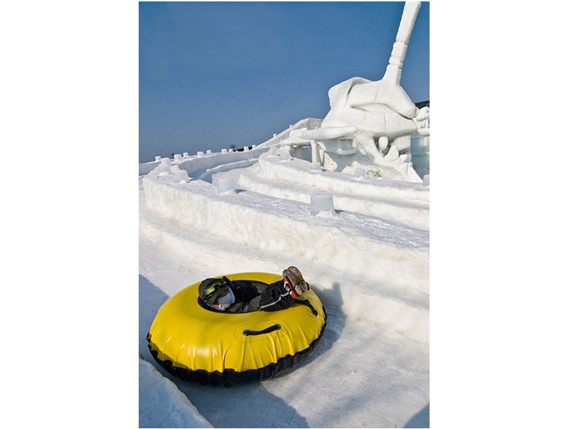 子どもたちに大人気のチューブライダー