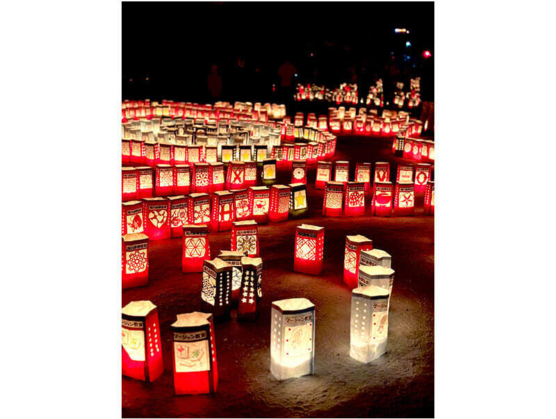 あかりものがたり大賞【ランターンの渦】(撮影:辻口かおる)