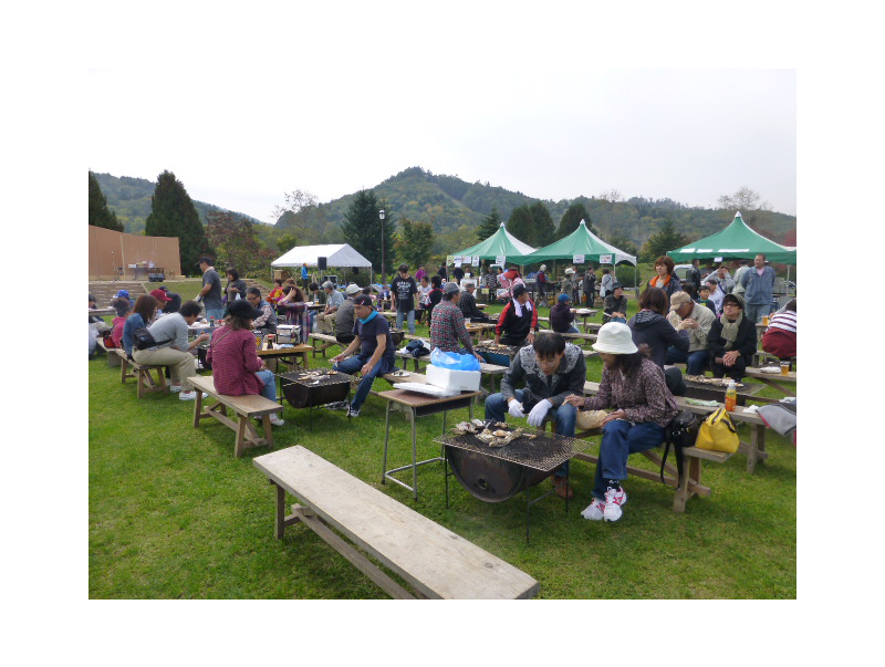 紅葉祭り会場風景