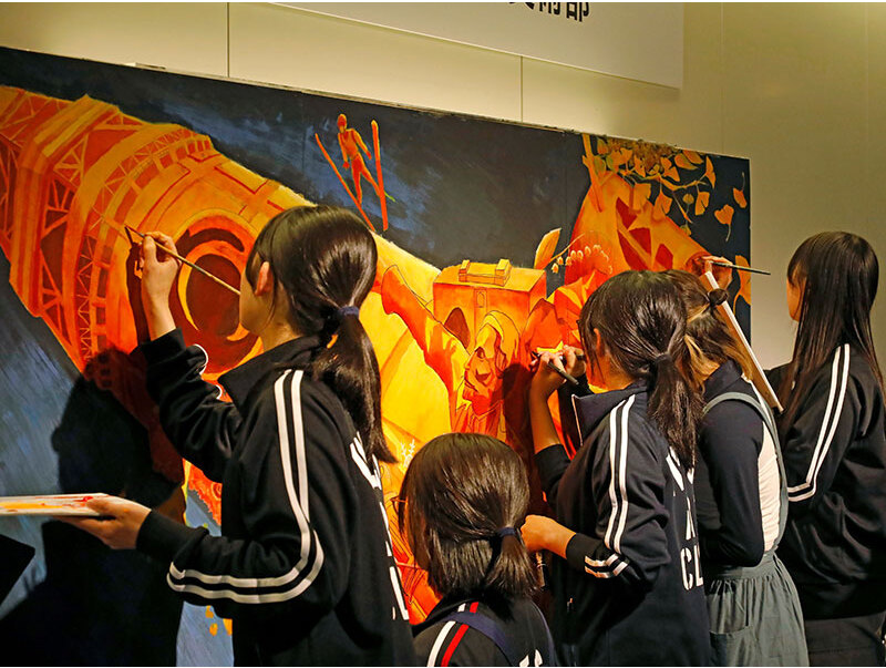 スクールアートライブ2024の様子