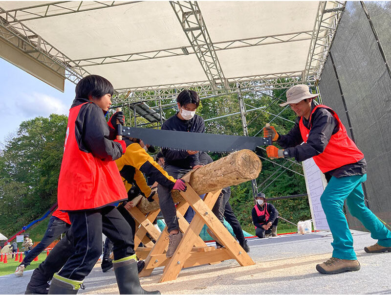木こり選手権もおもしろい！