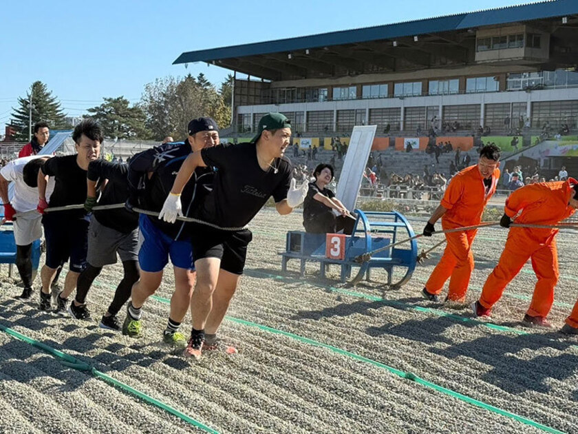 ワールド人間ばん馬チャンピオンシップの様子