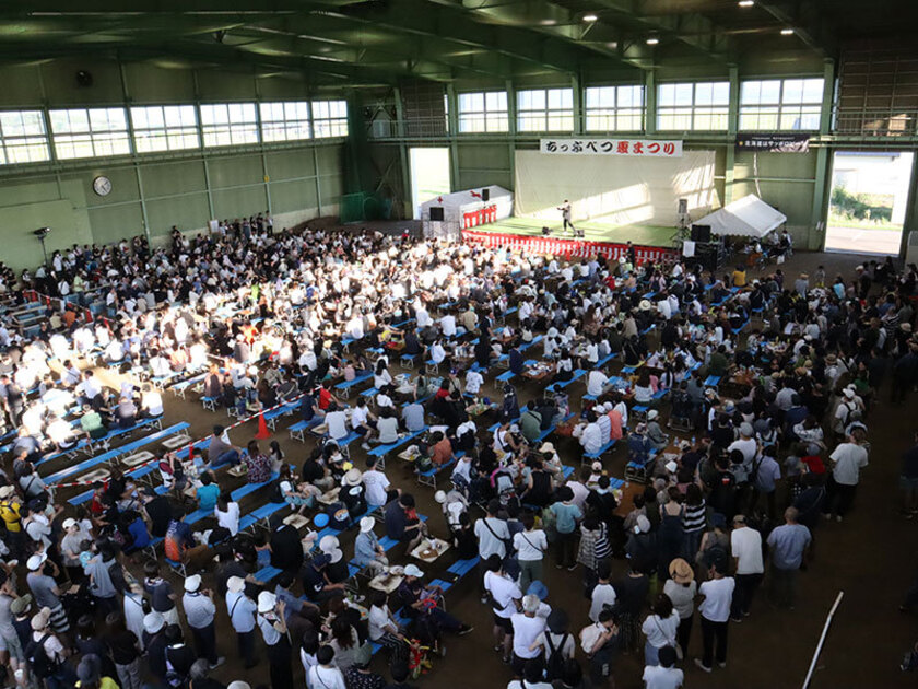 ちっぷべつ夏まつりステージイベントの様子