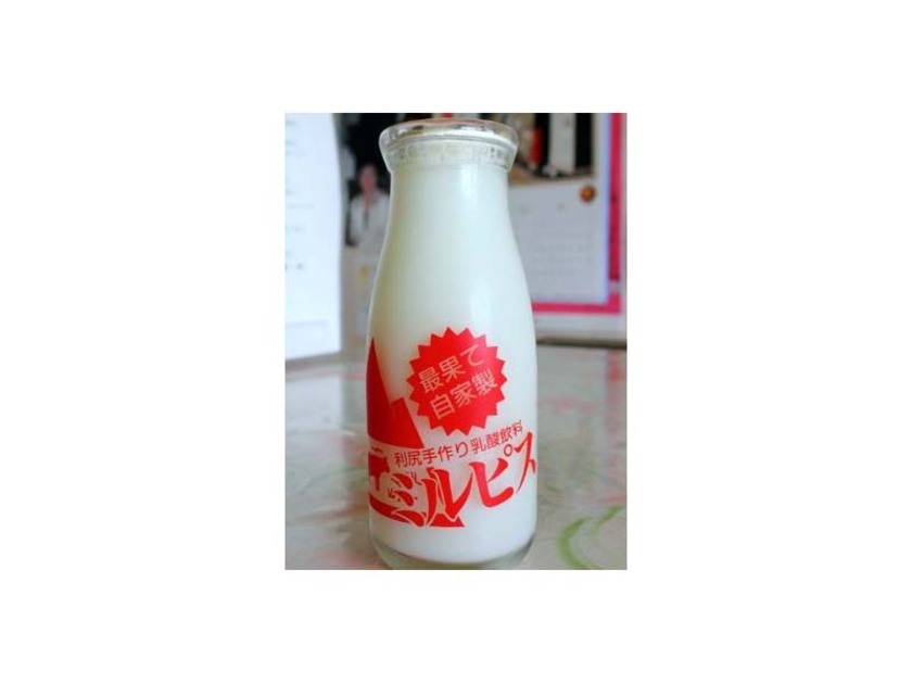 こちらが「最果て・自家製」のミルピス！