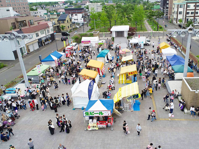 多くの人で賑わう千歳の恒例イベントです
