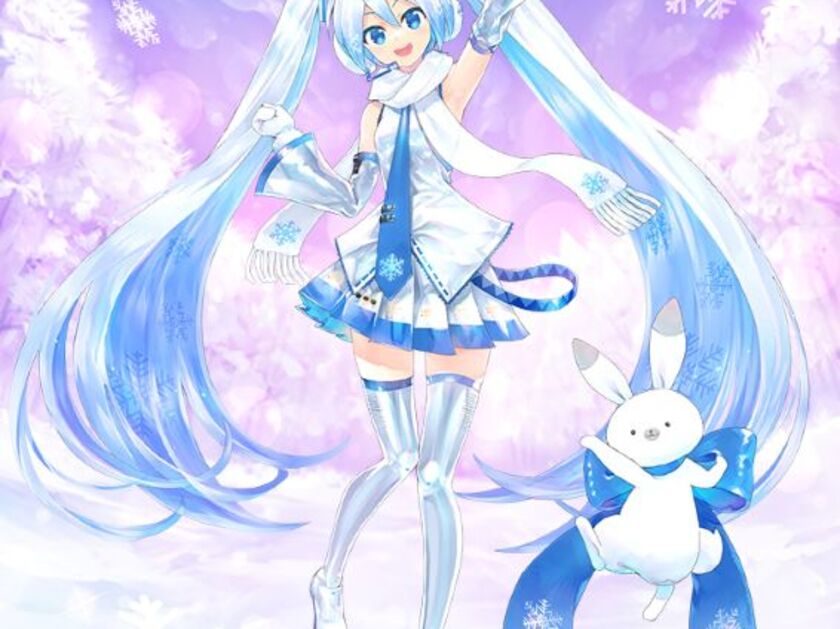 北海道を応援するキャラクター「雪ミク(初音ミク)」です!