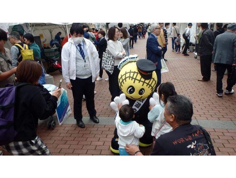 鉄道のキャラクター「テッピー」も登場